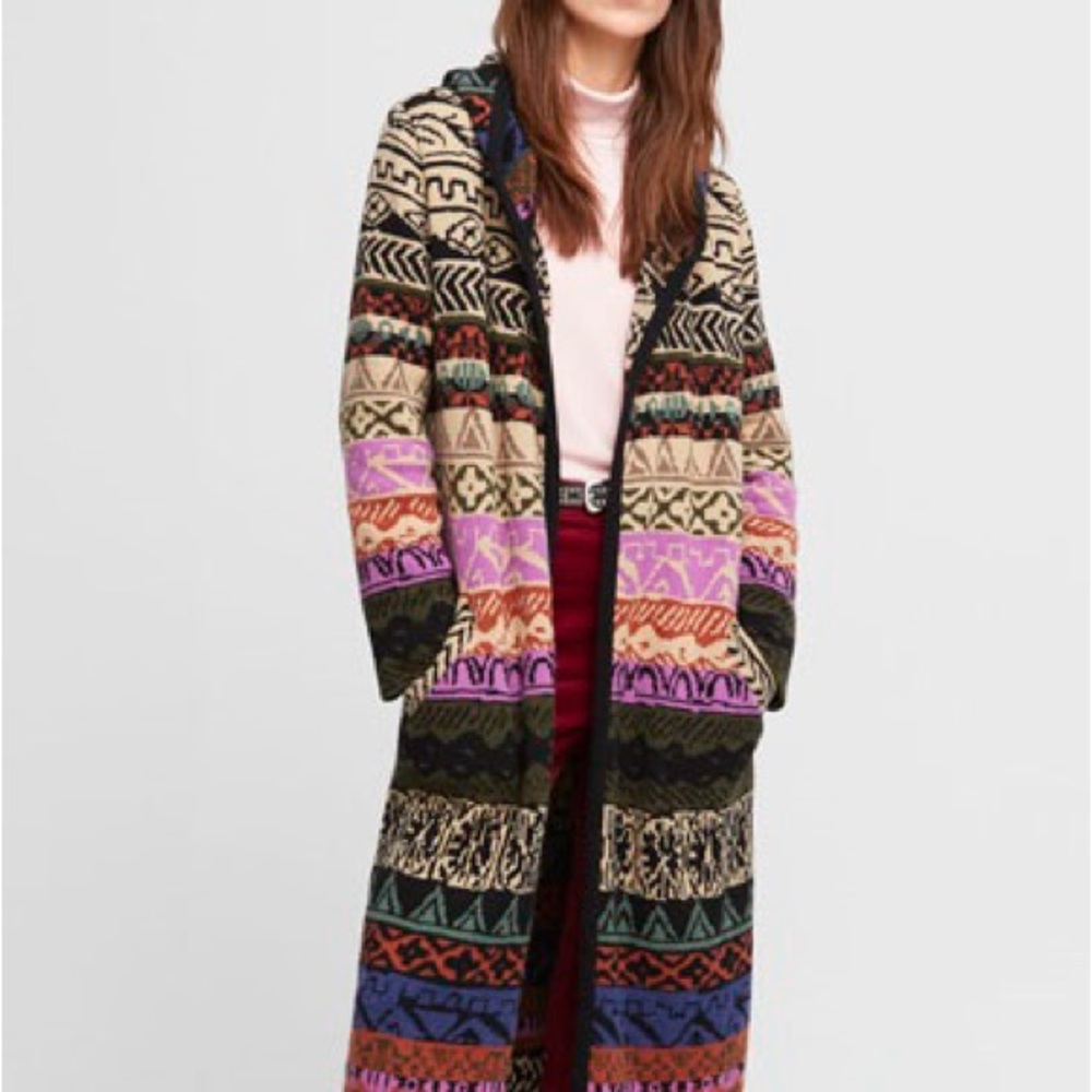 NWT AldoMartin Hooded Long Cardigan